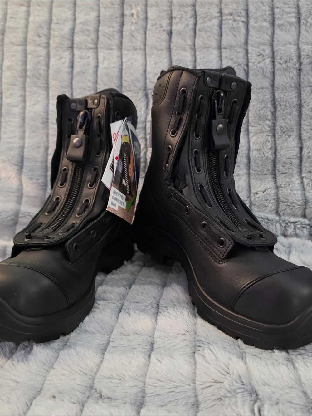 HAIX AirPower XRS Womens Front-Zip Black Tactical Work Boots 7 women’s medium